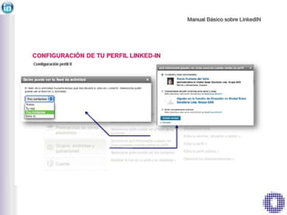 Como confirgurar mi perfil de Linkedin