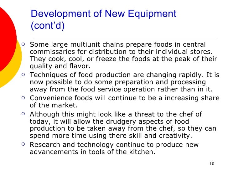 The Food Service Industry