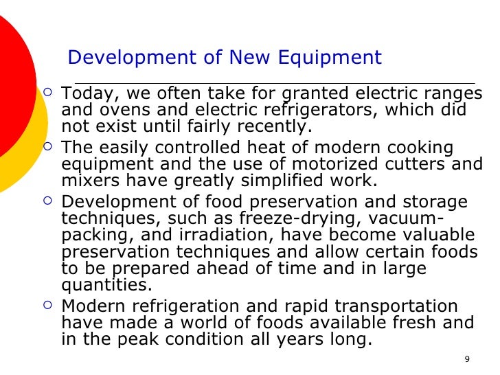 The Food Service Industry