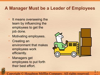 Managing and the manager's Job | Chapter -1| Management, 8th Edition ...
