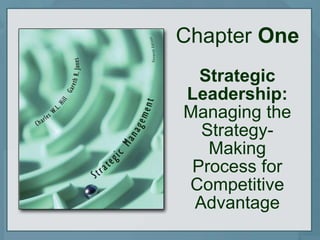 Chapter One
Strategic
Leadership:
Managing the
Strategy-
Making
Process for
Competitive
Advantage
 
