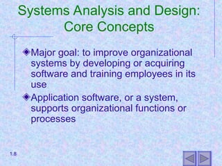 PPT_01SADMIS2ndsystem and its core comps, design philosophhy | PPT