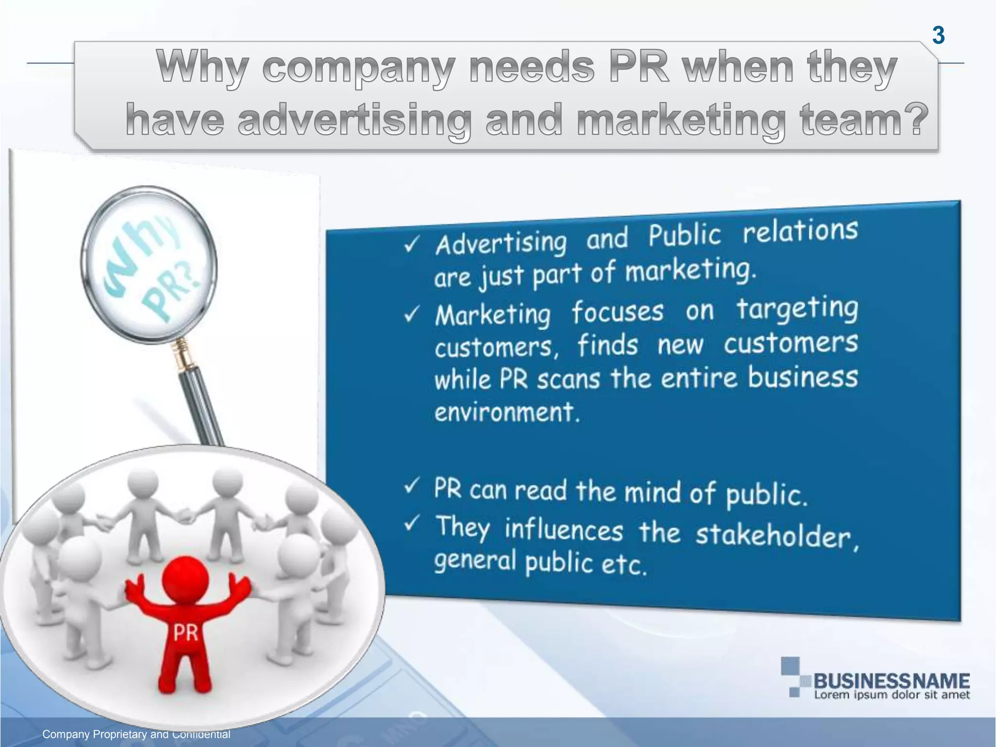 3
Company Proprietary and Confidential
 