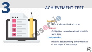 ELT-Testing and Evaluation | PPTX | Standardized Testing | Educational ...