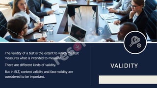 ELT-Testing and Evaluation | PPTX