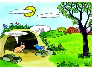 IT’S ME THE BIRD. WHAT DO YOU WANT? 