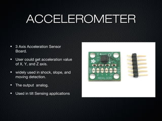 MEMS based gesture controlled robot | PPT