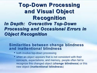 Recognising Visual and Auditory Stimuli | PPT