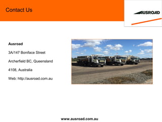 Road Maintenance Trucks | PPT