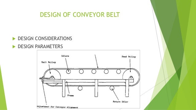 Design Of Belt Conveyor System Design Of Belt Conveyor System