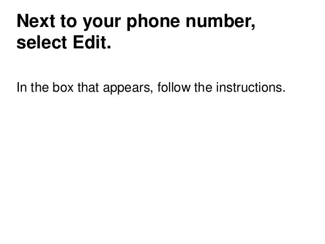 how to change phone number on google account