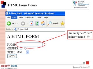 Hyper Text Markup Language (HTML) | PPTX