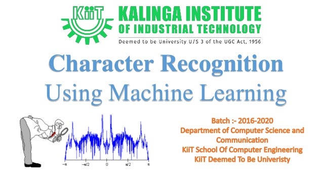 machine learning recognition