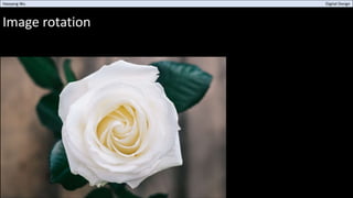 Image rotation
Haoyang Wu Digital Design
 