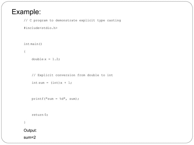 C Programming Unit-1 | PPTX | Programming Languages | Computing