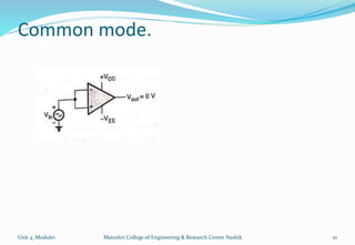 Common mode.
Unit 4_Module1 Matoshri College of Engineering & Research Center Nashik 10
 