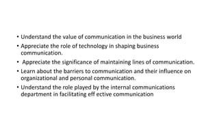 Business communication | PPTX
