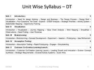 Design Thinking Introduction | PPTX