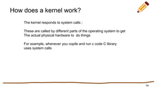 linux boot process ,kernal and file system | PPT