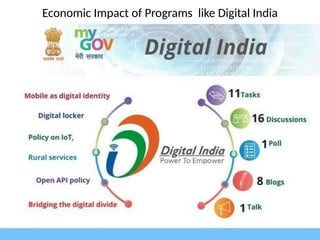 Economic Impact of Programs like Digital India
 