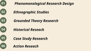 Qualitative research design and sampling techniques | PPTX