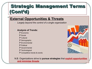 Chapter one - Strategic Management - An Overview | PPT