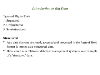 Big Data is also data but with a huge size. Big Data is a term used to ...