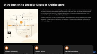 encoder-decoder sequence to sequence model. | download... encoder and application in digital ppt1.pptx