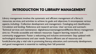 Advanced Digital Library Management System | PPTX