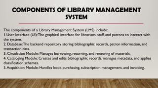 Advanced Digital Library Management System | PPTX