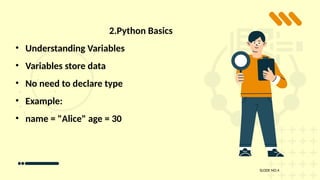 Comprehensive Introduction to Python Programming Basics and Setup | PPTX