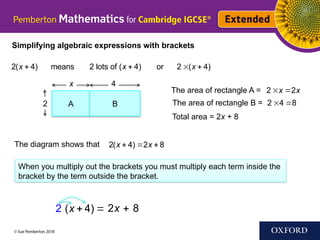 Comprehensive Guide to Simplifying and Expanding Algebraic Expressions ...