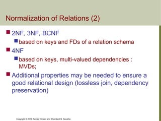 DBMS normal forms and dependencies concepts | PPT