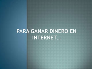 Creador De Ingresos 1