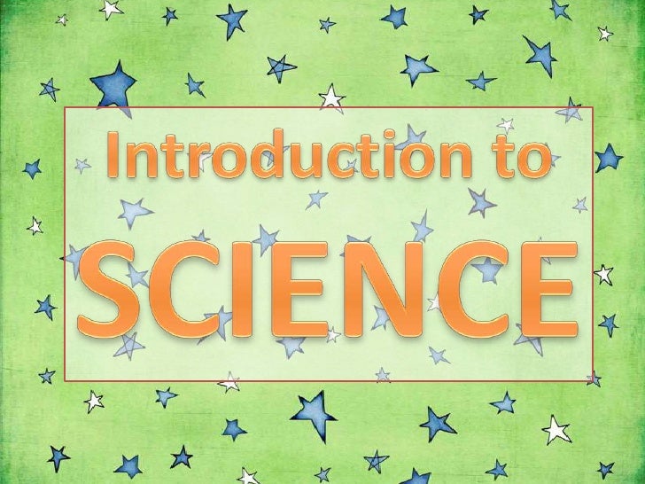 Gr I- 1. Intro to Science