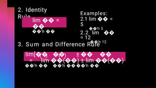 Limits of a function: Introductory to Calculus | PDF