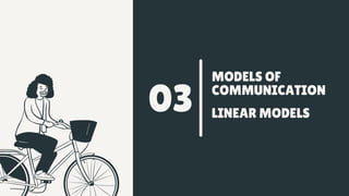03
MODELS OF
COMMUNICATION
LINEAR MODELS
 