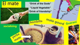 “Drink of the Gods”
“Liquid Vegetable”
“Drink of friendship”
socializing
https://www.youtube.com/watch?v=Wxh6gRYGn3o