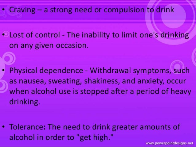 alcoholism preapared
