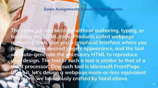 The Technique of Solving Html Assignment Questions | PPTX