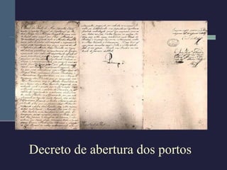 Decreto de abertura dos portos 