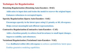 Comprehensive Overview of Regularization Techniques in Auto-Encoders ...