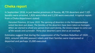 CAMBRIDGE A2 HISTORY: RUSSIAN TERROR TRADITION BEFORE STALIN - TSARS ...