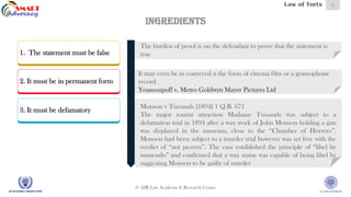 Defamation-Meaning & Nature | PDF