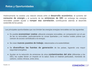 Panorama de las energías renovables en América Latina y oportunidades ...