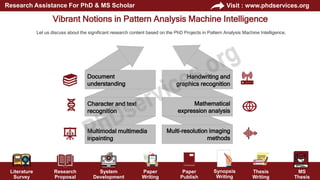 PhD Projects in Pattern Analysis Machine Intelligence Research Assistance
