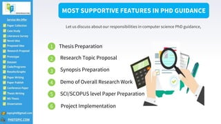 Computer Science PhD Guidance | PPTX