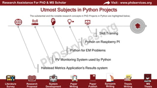 PhD Projects in Python With Source Code | PPT