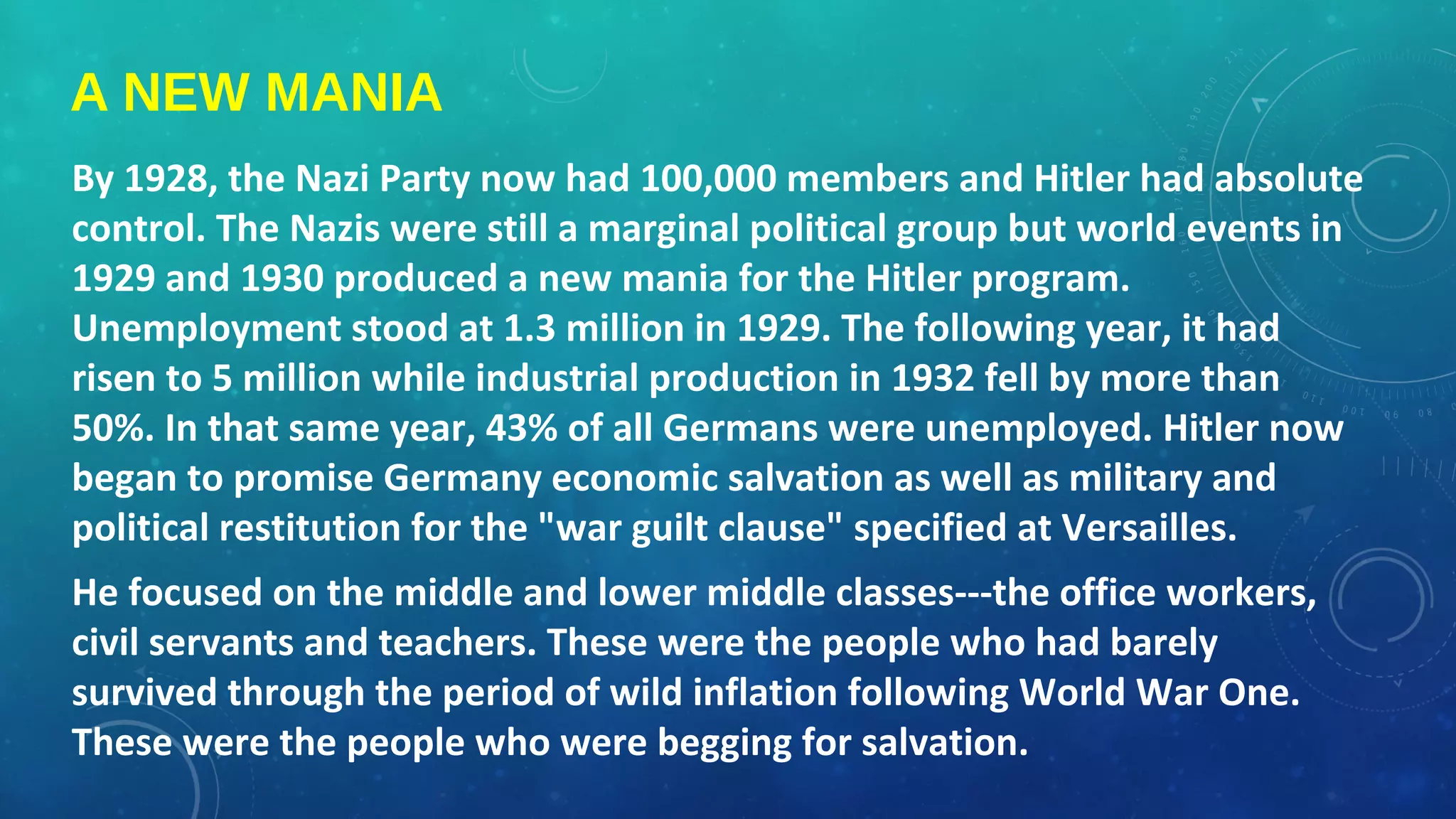 CAMBRIDGE A2 HISTORY: HITLER'S TOTALITARIAN REGIME | PPT