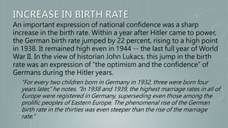 CAMBRIDGE AS HISTORY: HITLER'S SUCCESS AFTER 1933 - GERMANY'S ECONOMIC ...